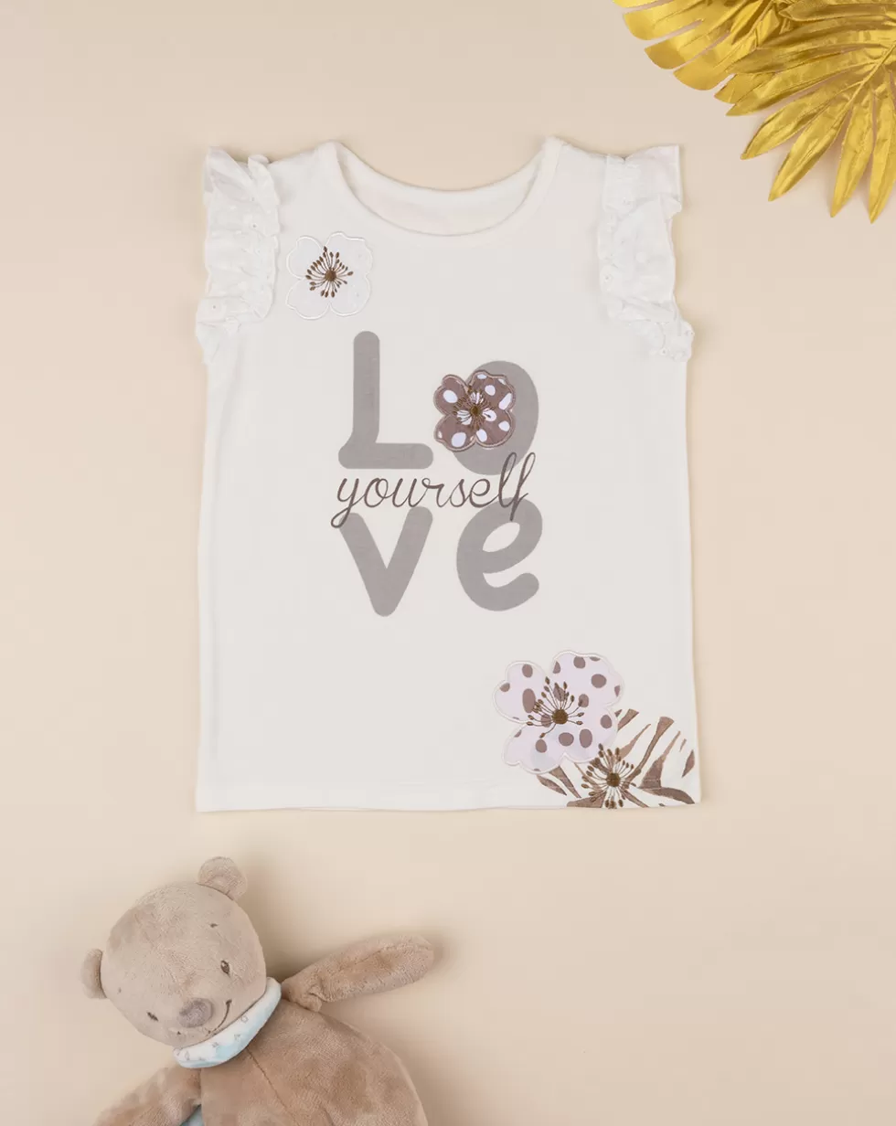 T-Shirt Senza Maniche Bambina Oeko-Tex Animalier-Prenatal Flash Sale